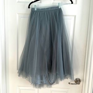 Jenny Yoo Tulle Midi Skirt Size M